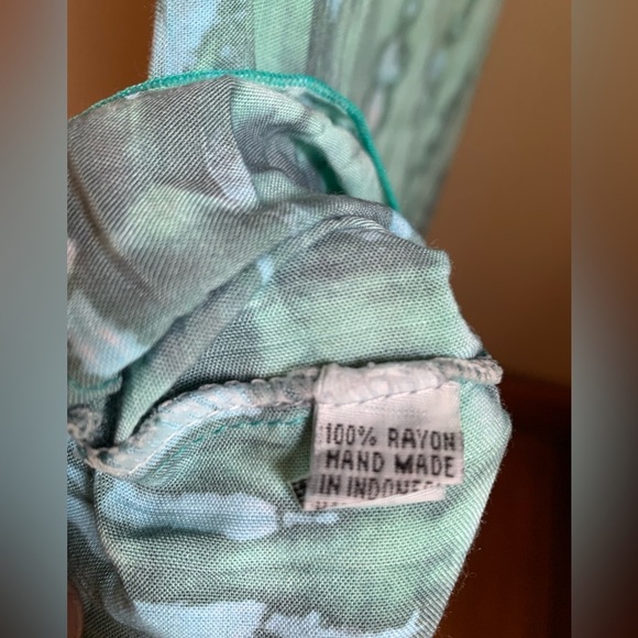 Nectar creations tie dye halter dress resort wear vacation beach handkerchief - Picture 7 of 8